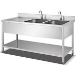 Kitchen Work Table Manufacturer - Stainless Steel with Shelf