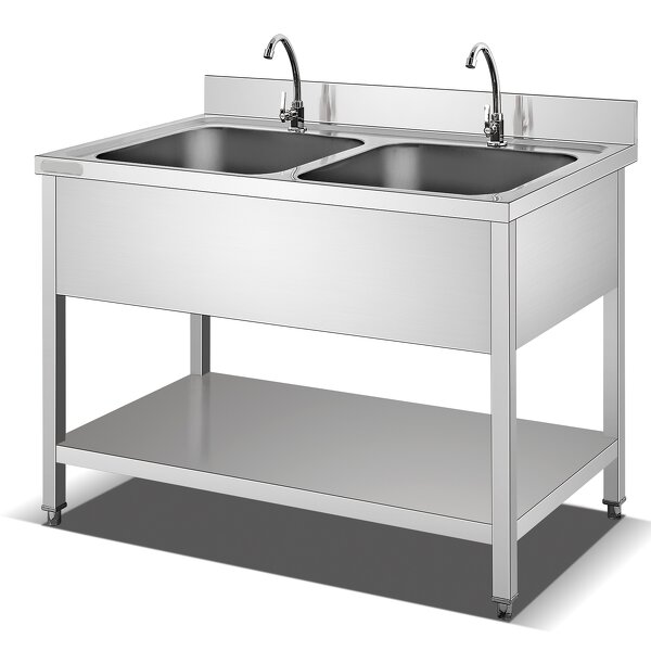 Kitchen Work Table Manufacturer - Stainless Steel with Shelf