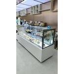 Double Layer Cake Display Supplier - Tempering Glass with Chiller