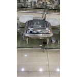 Energy Conservation Chafing Dish Supplier - 304ss with Glass