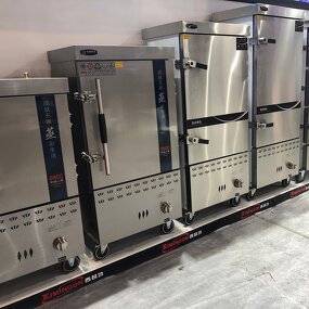 Rice Cook Machine Supplier - Stainless Steel 24trays Industrial