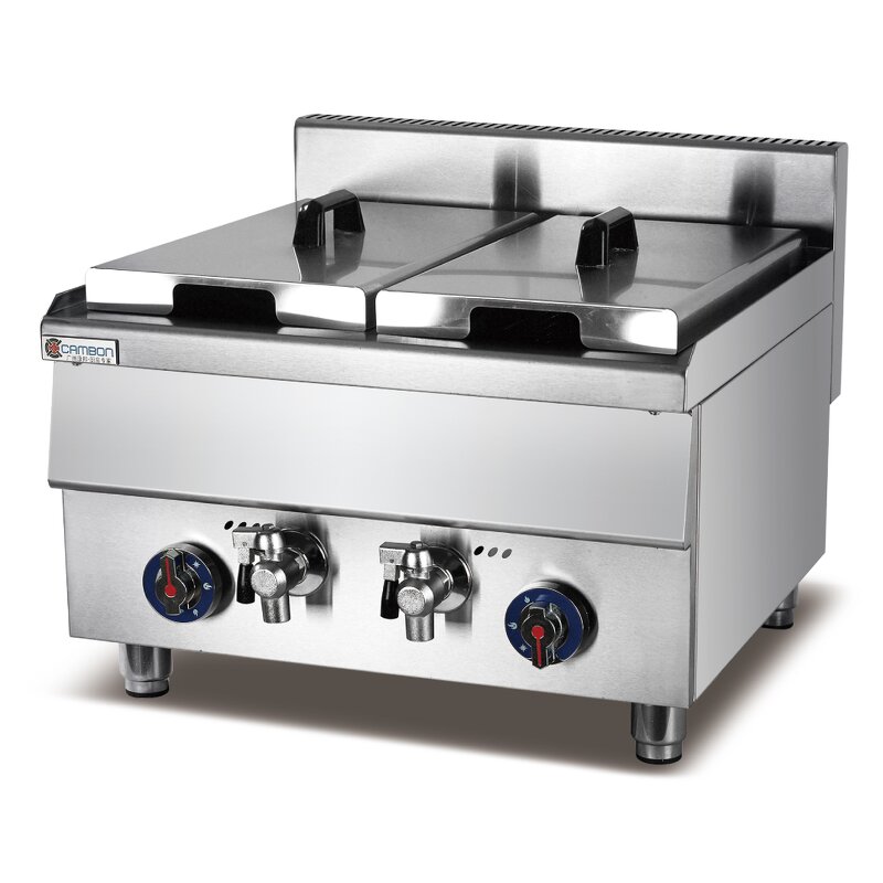 Industrial Gas Fryer Supplier - 6012R Table Top Commercial