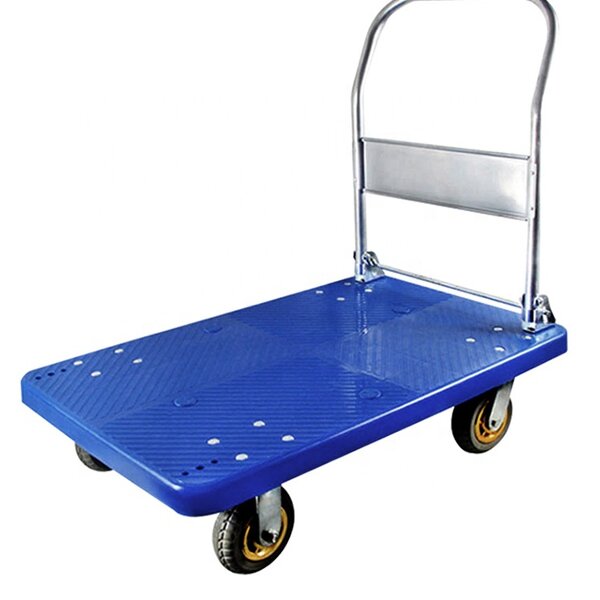 Folding Hand Push Cart Supplier - Heavy Duty Single Face