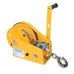Worm Gear Winch Manufacturer - Self Locking Yellow Hand