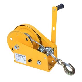 Worm Gear Winch Manufacturer - Self Locking Yellow Hand