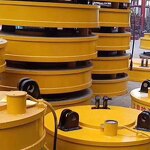 Excavator Lifting Magnet Supplier - Round Steel Electric