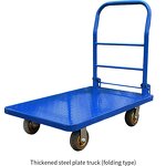 Folding Hand Push Cart Supplier - Heavy Duty Single Face