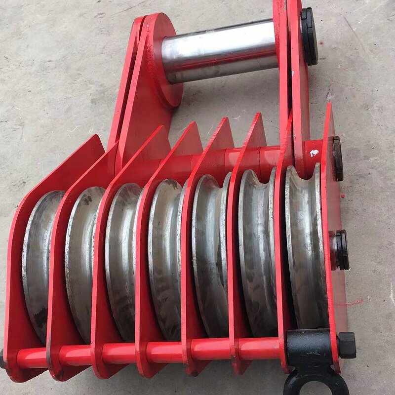 Snatch Block Supplier - 50 Ton for Wharf Wire Rope