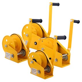 Ratchet Worm Gear Winch Supplier - 1200-2600lbs Portable with