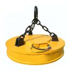 Electric Scraps Lifter Supplier - 1 Ton Round Steel Magnetic