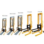 Electric Pallet Stacker Manufacturer - Full Hydraulic Wide Legs