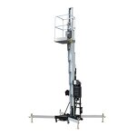 Portable Vertical Lift Supplier - 10-12m Two Mast Electric