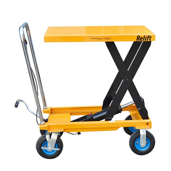 Warehouse Table Lift Supplier - 1 Ton Hydraulic Jack Cart