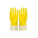 Rubber Glove Manufacturer - Yellow Cotton with Rubber Kitchen Protection