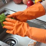 Rubber Work Gloves Manufacturer - Custom Thin Dipped Cleaning Latex Gloves