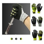 Work Safety Gloves Manufacturer - New Design Tpr Cotton Anti-Cut Protective