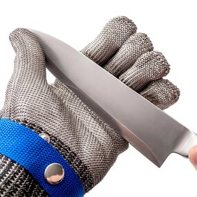 Protective Work Gloves Manufacturer - Level 5 Stainless Steel Butcher Gloves