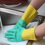 Latex Work Gloves Manufacturer - Heavy Weight Safety Elbow Length Gloves