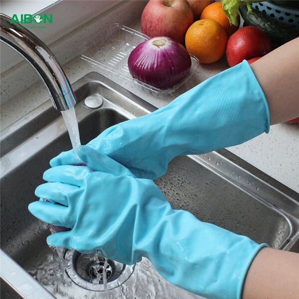 Latex Work Gloves Manufacturer - Reusable Waterproof Flocked Garden Gloves