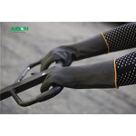 Cotton Work Gloves Manufacturer - Heavy Duty Customized Latex Grip Long Finger