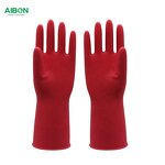 Kitchen Work Gloves Manufacturer - New Design Dipped Flock Lined Production