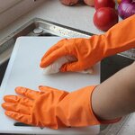 Dish Washing Gloves Manufacturer - Pvc Silicone Reusable Magic Scrubber
