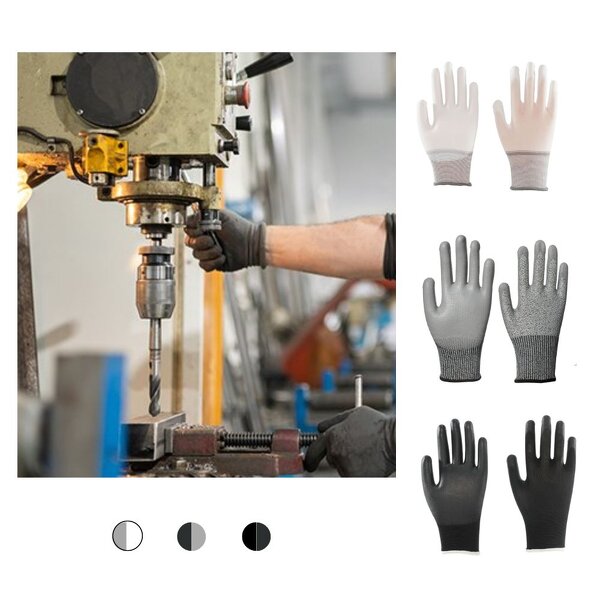 Protective Gloves Manufacturer - Cheap Esd Waterproof Pu Safety Work Gloves