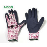 Work Gloves Manufacturer - Recycled Polyester Garden Foam Latex Coated