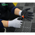 Cut Resistant Gloves Manufacturer - White PU Coated Level 4 Butcher Gloves