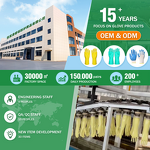 Kitchen Rubber Gloves Manufacturer - Textured Diamond Flocklined Cleaning Gloves