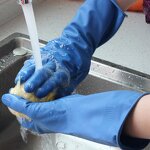 Latex Gloves Manufacturer - Cleaning Long Hand Garden Construction Women