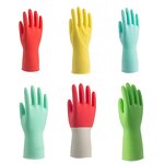 Kitchen Work Gloves Manufacturer - Long Sleeve Rubber Dishwashing Waterproof