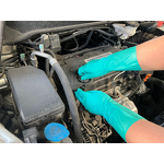 Nitrile Gloves Manufacturer - Green Chemical Resistant Safety Work Gloves