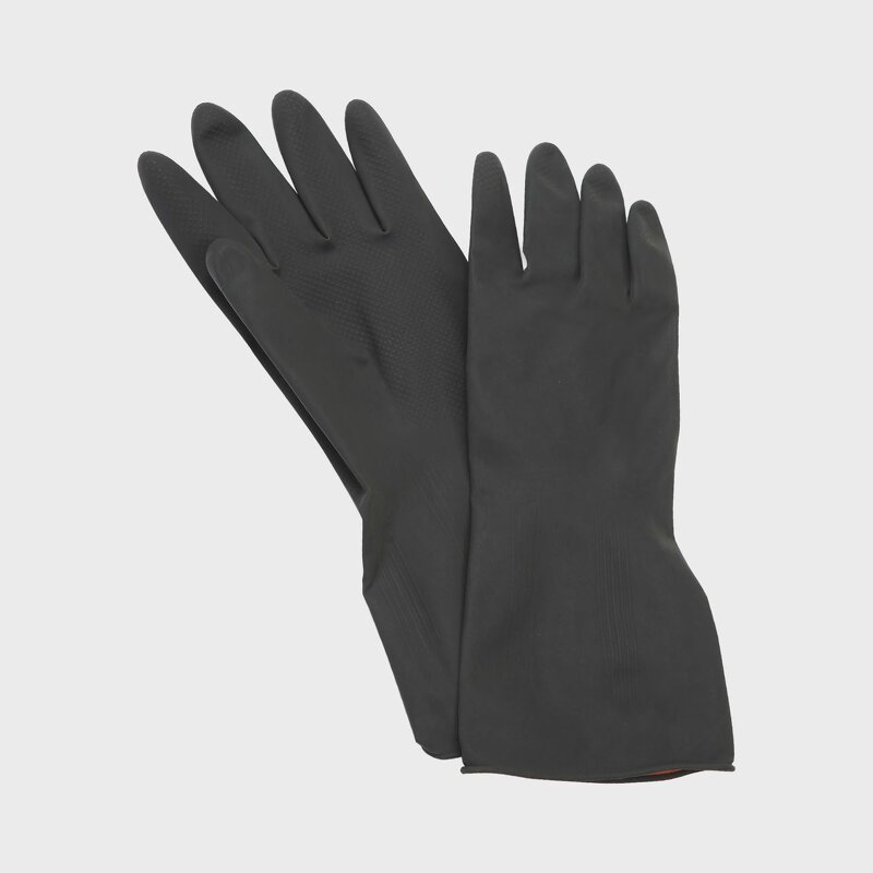 Nitrile Gloves Manufacturer - Robust Durable Black Enhanced Grip Work Gloves