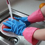 Latex Work Gloves Manufacturer - Heavy Weight Safety Elbow Length Gloves