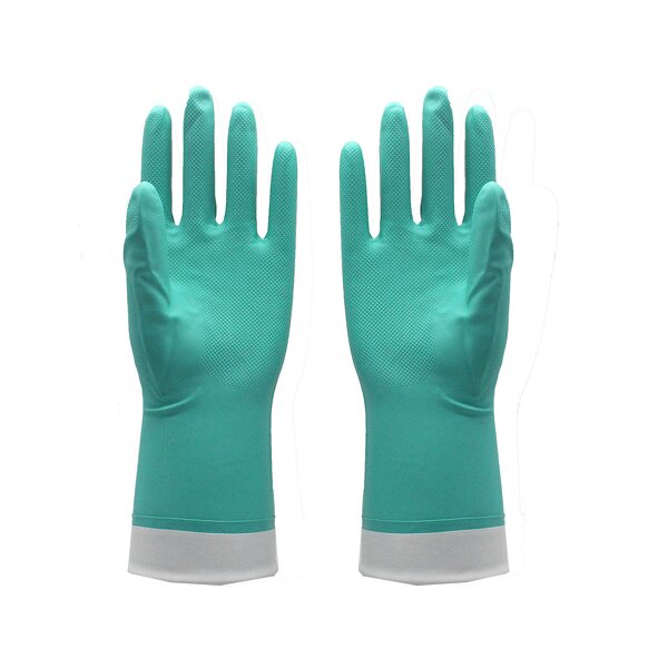Cotton Gloves Manufacturer - Heavy Duty Diamond Nitrile Grip Cleaning