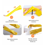 Kitchen Cleaning Gloves Manufacturer - Waterproof Reusable Natural Rubber Latex