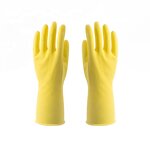Latex Gloves Manufacturer - Kitchen Household Washing Dip Flock Lined