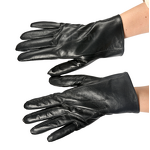 Winter Gloves Manufacturer - Customized Fur Cuff PU Leather Touch Screen