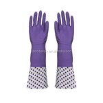 Household Rubber Gloves Manufacturer - Long Cuff Washing Dishes Custom Latex