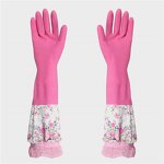 Kitchen Cleaning Gloves Manufacturer - Waterproof Long Dishwashing Rubber Gloves
