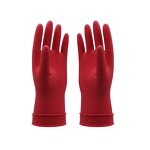 Kitchen Gloves Manufacturer - Red Latex Rubber Dish Wash Hand Gloves
