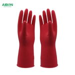 Kitchen Work Gloves Manufacturer - New Design Dipped Flock Lined Production