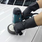 Cotton Work Gloves Manufacturer - Heavy Duty Customized Latex Grip Long Finger