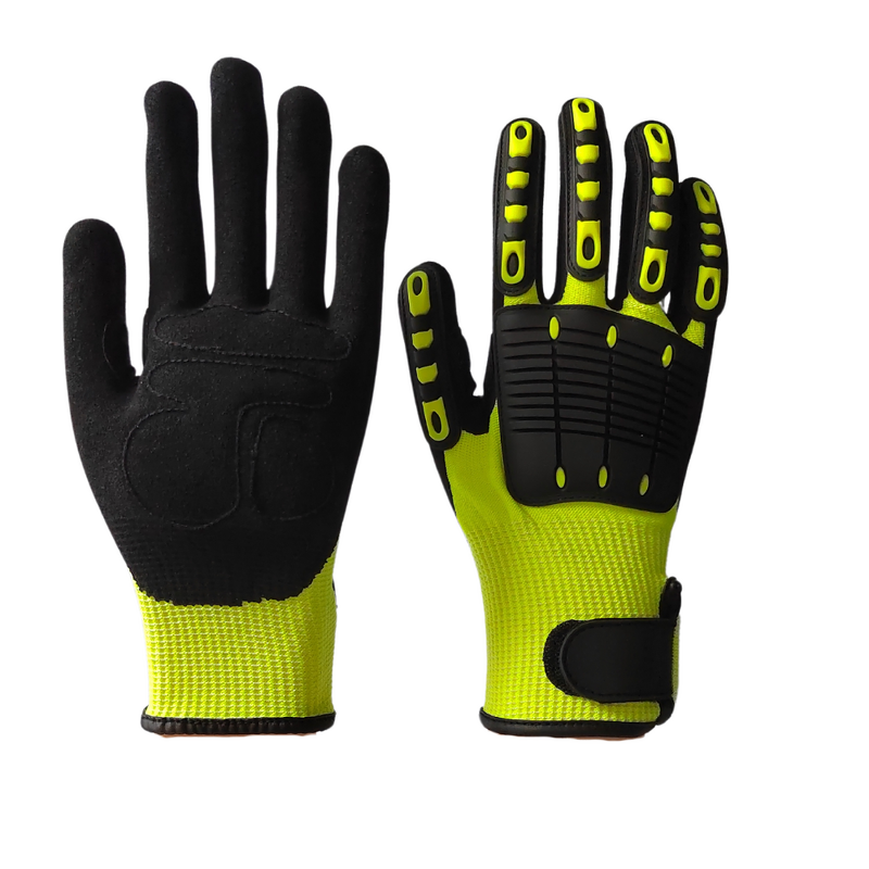 Work Gloves Manufacturer - Custom Logo Anti-Slip Tpr Cut Impact Resistant