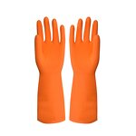 Nitrile Gloves Manufacturer - Orange Diamond Grip Anti-Slip Automotive Gloves