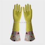 Household Rubber Gloves Manufacturer - Long Cuff Washing Dishes Custom Latex