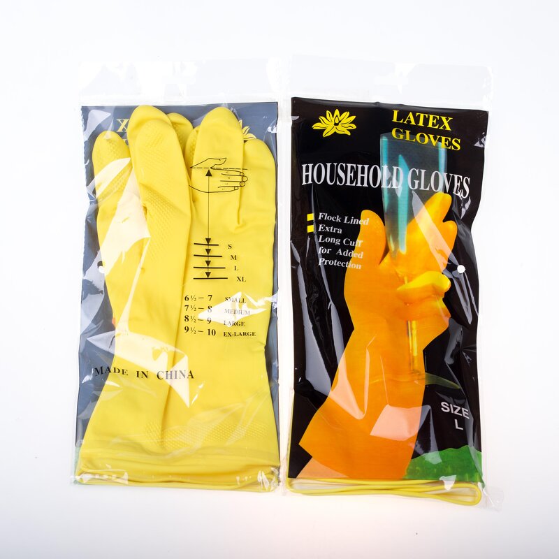 Household Cleaning Gloves Manufacturer - Reusable Rubber Long Sleeves Thick