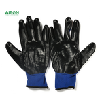 Safety Gloves Manufacturer - Customized Nitrile Work Polyester Liner Gloves