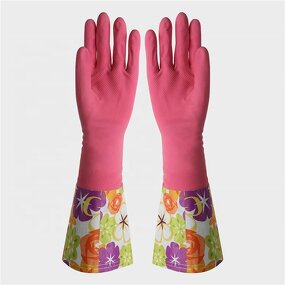 Household Rubber Gloves Manufacturer - Long Cuff Washing Dishes Custom Latex